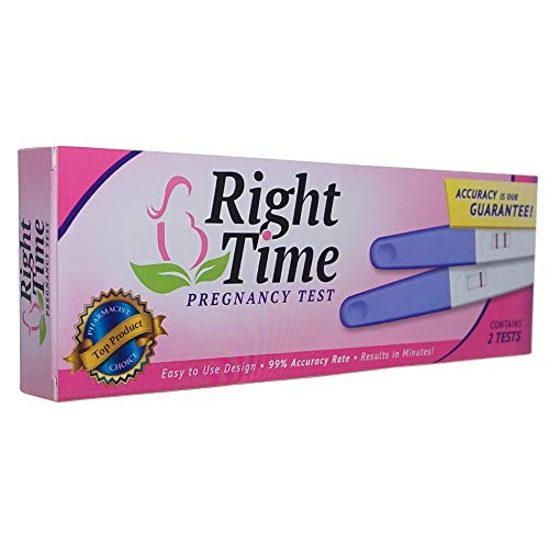 Right Time Prank Joke Pregnancy Test/Always Turns Positive (Pack of 2)