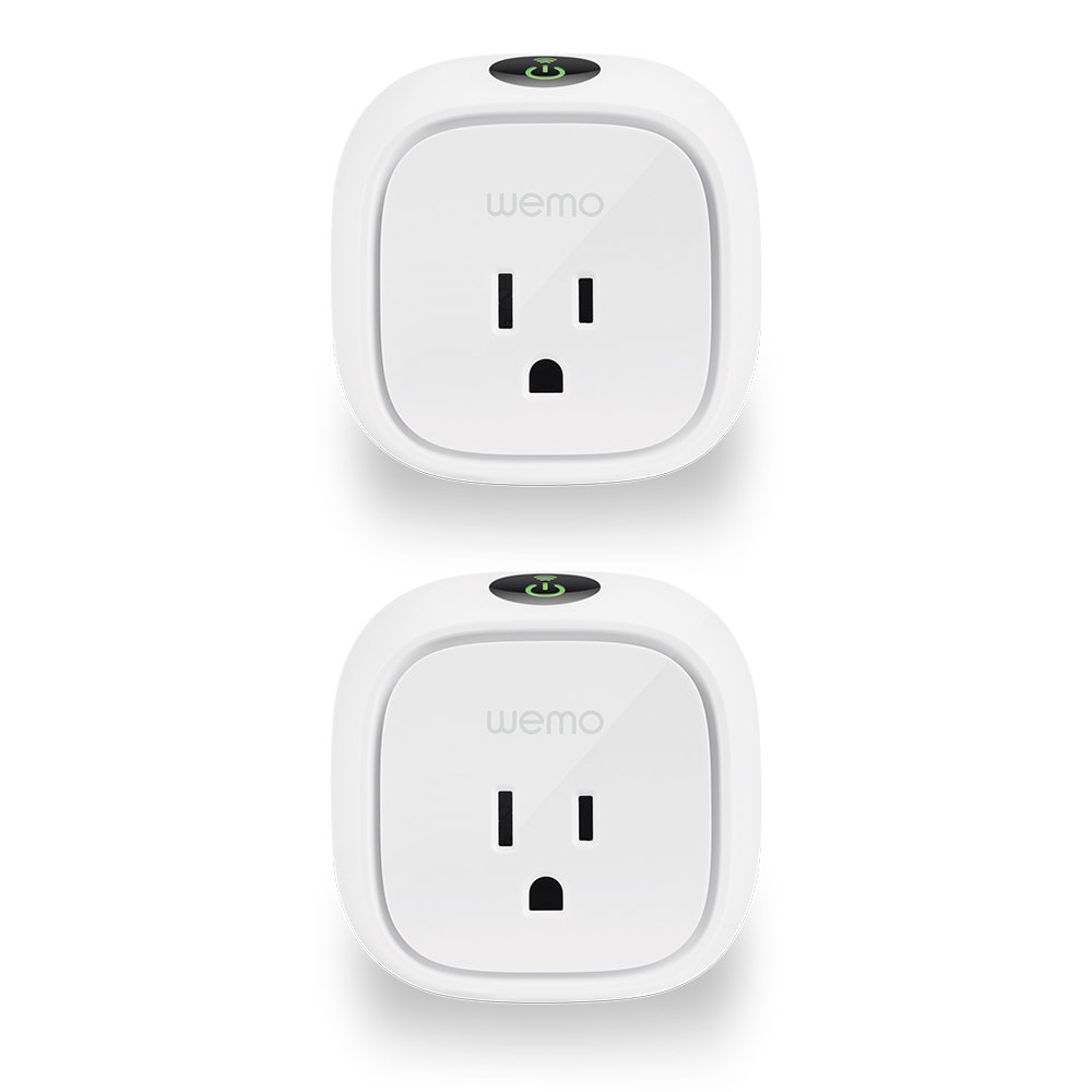 WeMo (F7C029-BDL) Insight Smart Plug 2-pack, Control Your Lights and Manage Energy Costs From Anywhere, No Hub Required. Compatible with Alexa and the Google Assistant