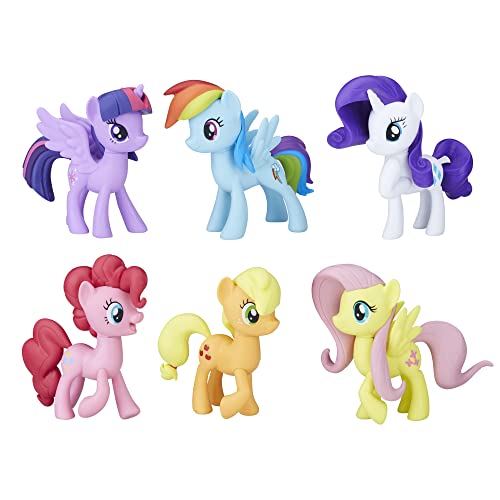 Book Cover My Little Pony Toys Meet The Mane 6 Ponies Collection (Amazon Exclusive) Doll Playset