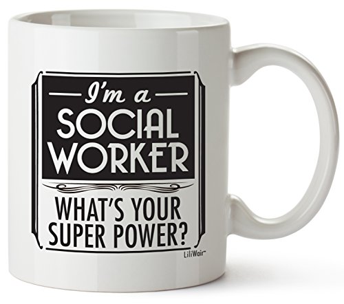 LiliWair Social Workers Gifts For Men Women Boyfriend Girlfriend Funny Birthday Gift Ideas Workers Clinical Appreciation School Hospice Office Desk Appreciating Cheap Gag Cup Mug