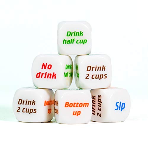 Ultimate Party Dice Game - 2 Pieces of Fun for Your Next Gathering Perfect for Bachelorette Parties, Halloween, Christmas, Graduation and Bar Games Get Ready for a Party Games Frenzy