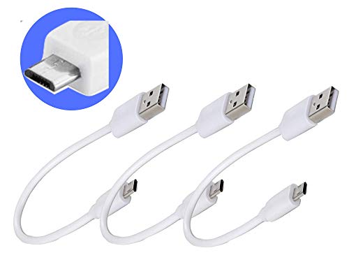 [3pack][6-inches] Micro USB Charger Cables for Android Devices