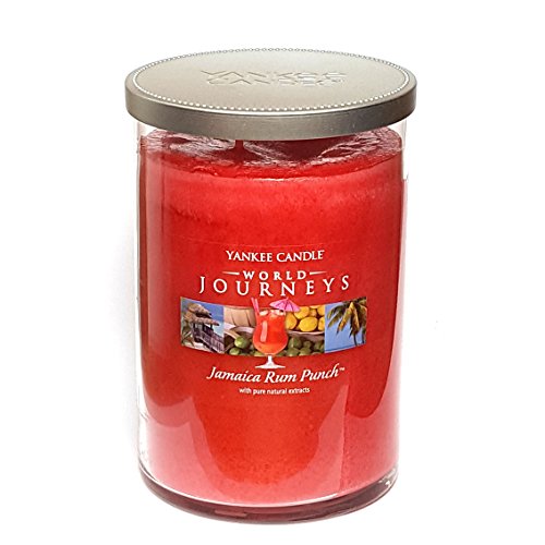 My Planet Yankee Candle Bougie avec double mèche dans bocal en verre Édition limitée World Journeys Parfum rhum de la Jamaïque 566 g