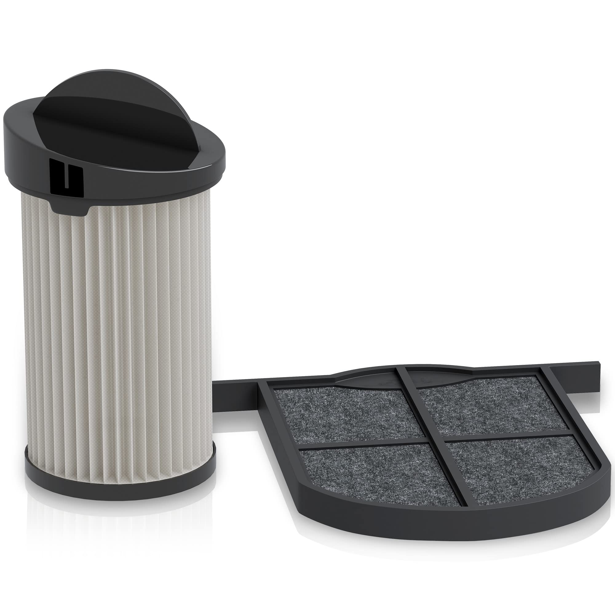 Think Crucial Replacement Vacuum Filter – Compatible with Eye-Vac Part & EV-EF Exhaust Filter & Part # EV-PMF Pre-Motor Filter – Fits Eye-Vac Professional Units – Bulk (2 Pack)