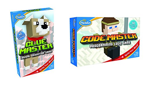ThinkFun Code Master and Clue Master Bundle STEM Toys for Boys and Girls Age 8 and Up