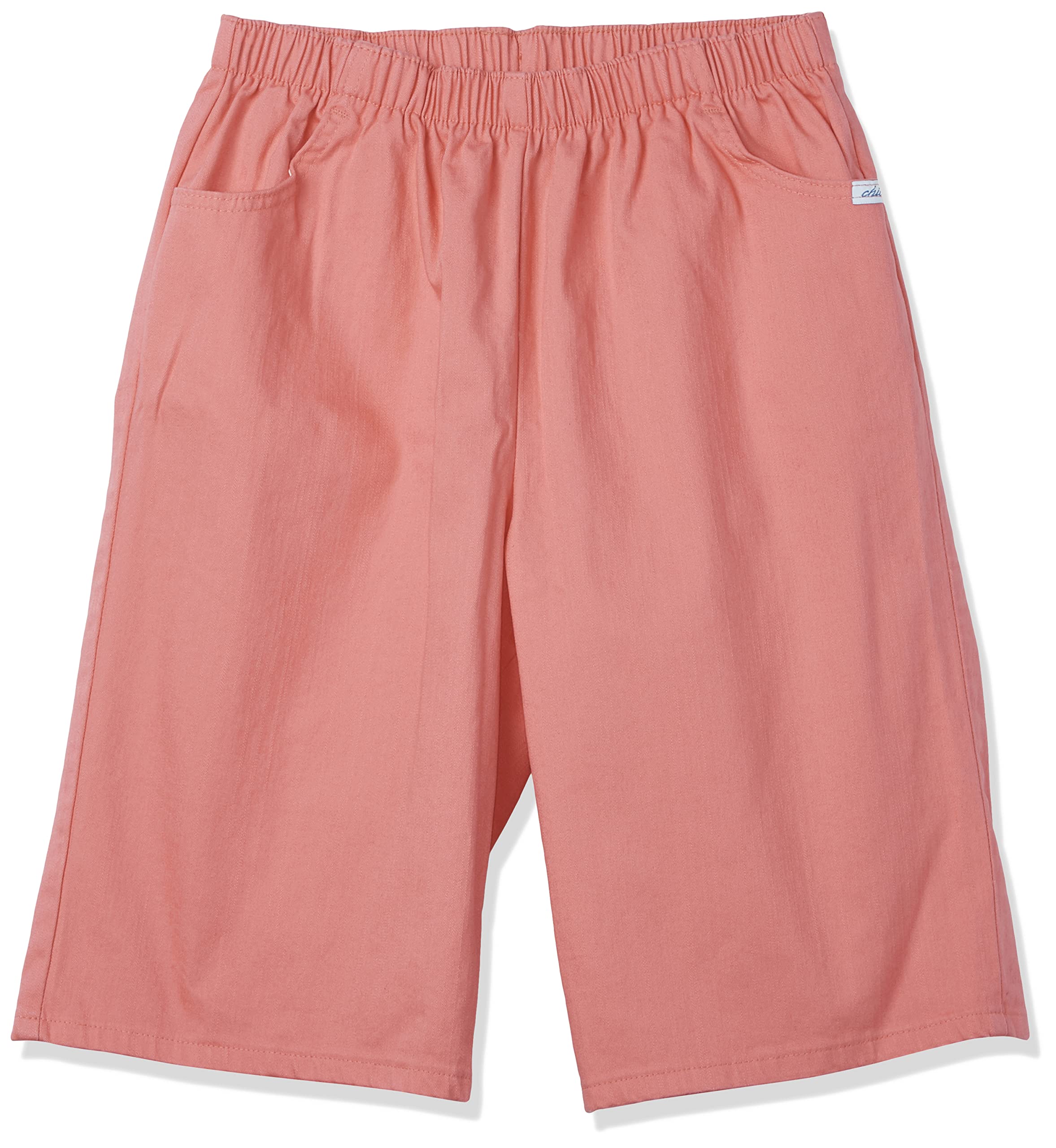 Chic Classic Collection Women's Stretch Elastic Waist Pull on Denim Bermuda