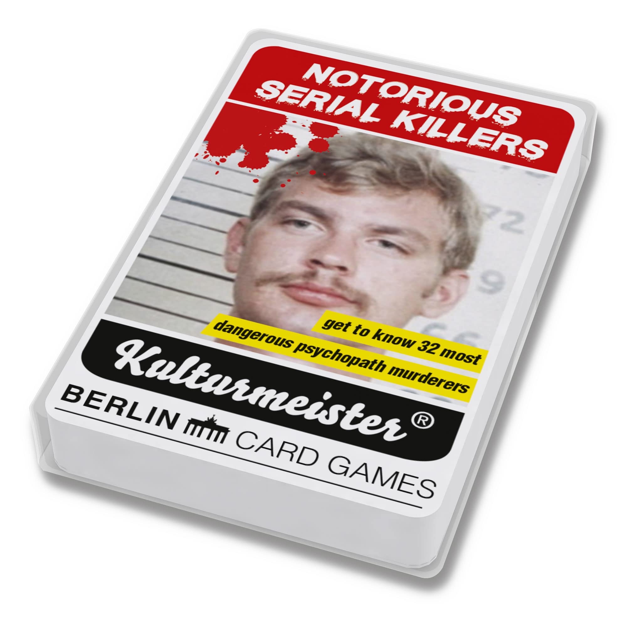 Book Cover Notorious Serial Killers - A Killer Trumps Card Game!