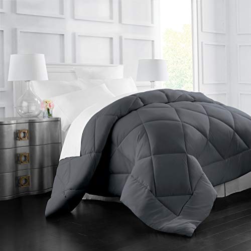 Book Cover Italian Luxury King/Cal King Comforter - 2100 Series Blanket, Down Alternative Insert w/ Corner Tabs - Home Bedding - 104