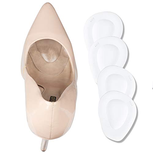ZenToes Metatarsal Pads Ball of Foot Cushions Adhere to Shoes for Neuroma, Metatarsalgia Pain Relief – 4 Pack (2 Pairs)