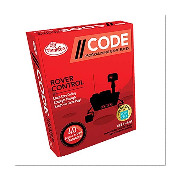 Book Cover Think Fun Rover Control Coding Board Game and STEM Toy for Boys and Girls Age 8 and Up