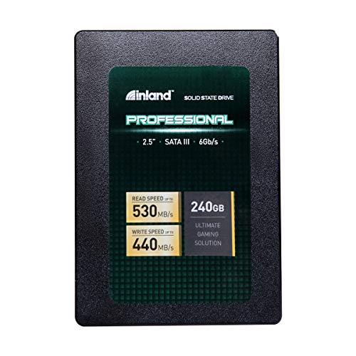 Book Cover Inland Professional 240GB SSD 3D NAND SATA III 6Gb/s 2.5