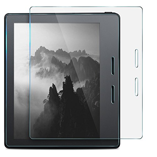 huapin All-New Kindle Oasis E-Reader - 7" High Tempered-Glass Screen Protector,Scratch-Resistant No-Bubble Easy Installation for All-New Kindle Oasis E-Reader 7 Inch 2017 Release