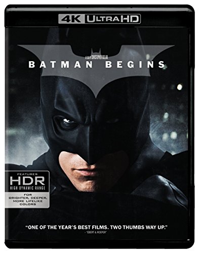 Book Cover Batman Begins (Ultra HD/BD) [Blu-ray]