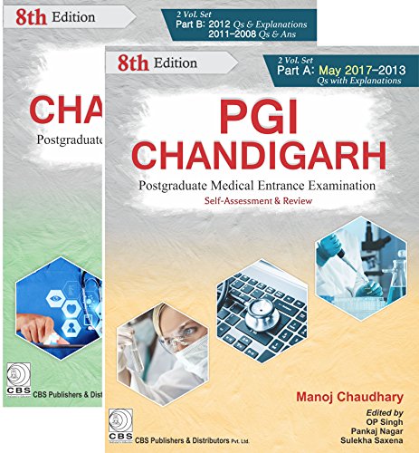 PGI-Chandigarh –Postgraduate Medical Entrance Examination (Self-Assessment & Review): Part A & Part B