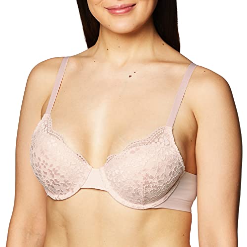 Warner's Distillery Women's Escape Underwire Contour with All Over Lace Bra Molded