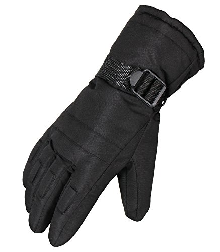 Book Cover WATERFLY Mens Winter Gloves Snow Gloves Warm Waterproof Windproof Ski Gloves