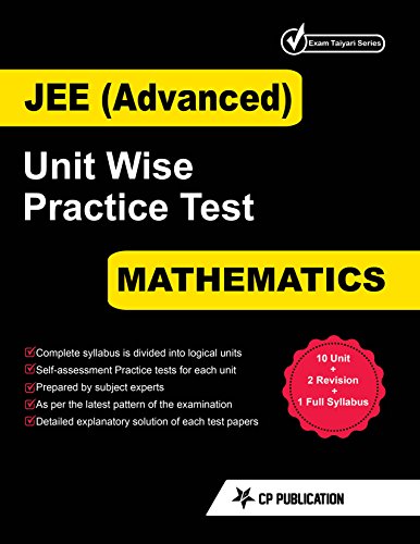 JEE Advanced Maths - Unit wise Practice Test Papers By Career Point Kota