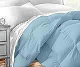 Beckham Hotel Collection 1300 Series - All Season - Luxury Goose Down Alternative Comforter - Hypoallergenic - Twin/Twin XL - Sky Blue