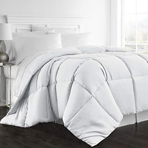 Beckham Hotel Collection 1300 Series - All Season - Luxury Goose Down Alternative Comforter - Hypoallergenic - King/Cal King - Burgundy