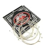 20-Pack Single Electric Guitar Strings Bulk .011 High E (Medium) 11 Gauge, Individual Package