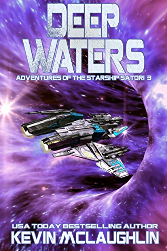 Book Cover Deep Waters (Adventures of the Starship Satori Book 3)