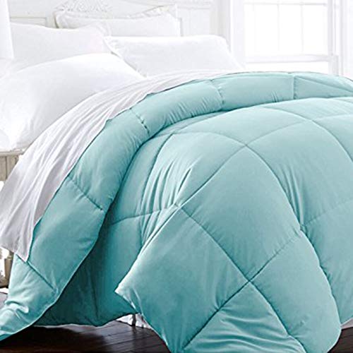 Beckham Hotel CollectionÂ Full/Queen SizeÂ Comforter - 1600 Series Down Alternative Home Bedding & Duvet Insert -Â Aqua