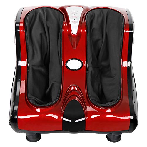 SUPER DEAL Electric Foot Calf Leg Massager Shiatsu Kneading Rolling Massager Relaxation Vibrating