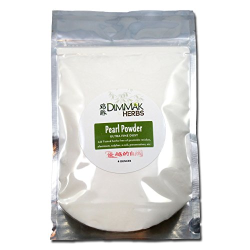 Pearl Powder Ultra Fine 4oz | Zhen Zhu Fen Dust Powder | Most Soluble Lab Tested Chinese Herb Pearl on the Market 112g