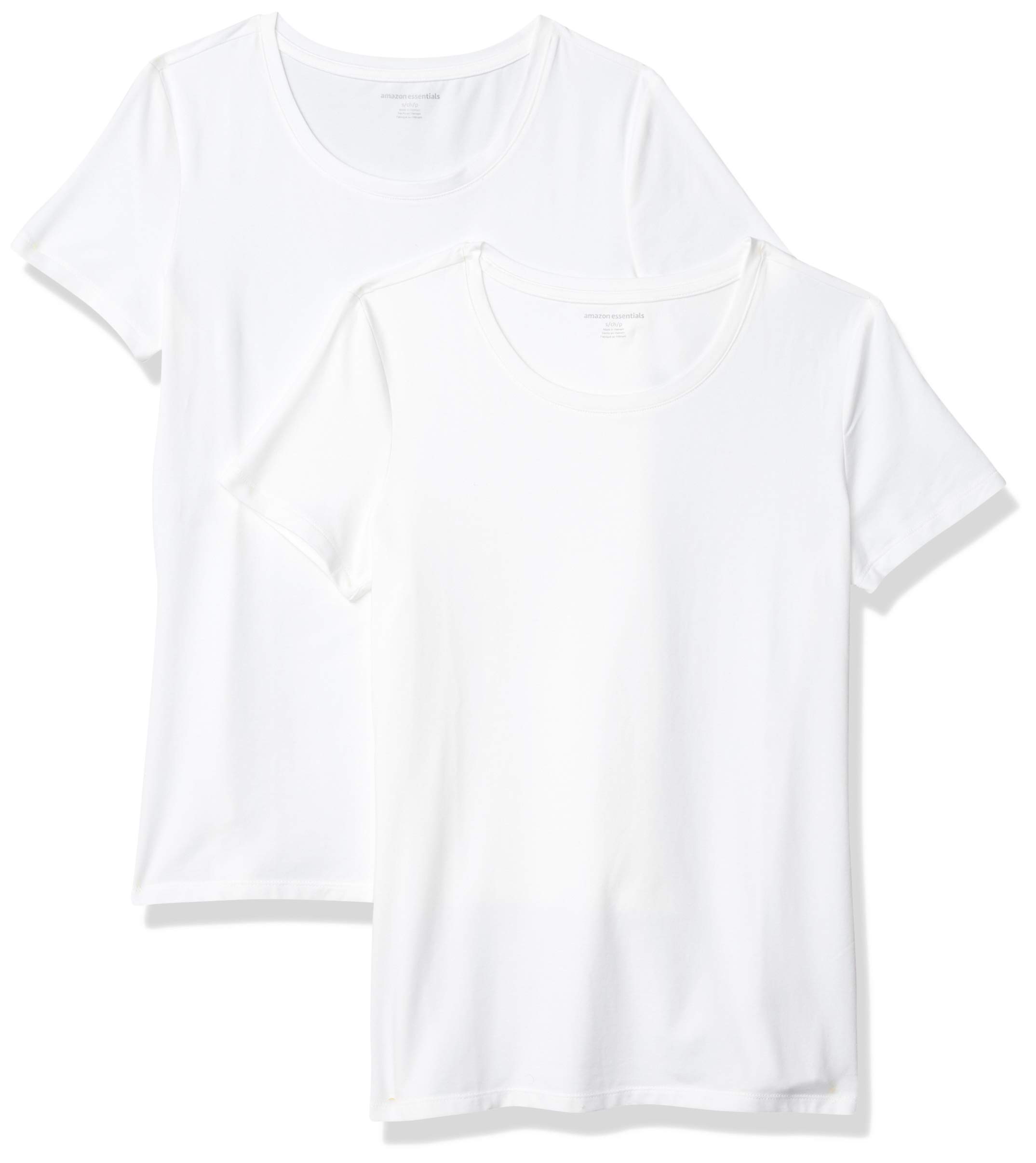 Amazon Essentials Women's Classic-Fit Short-Sleeve Crewneck T-Shirt, Multipacks