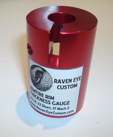 Raven Eye Custom Rimfire Rim Thickness Gauge for 22LR