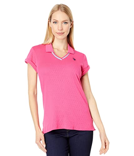 U.S. Polo Assn. Women's Short Sleeve Fashion Polo Shirt