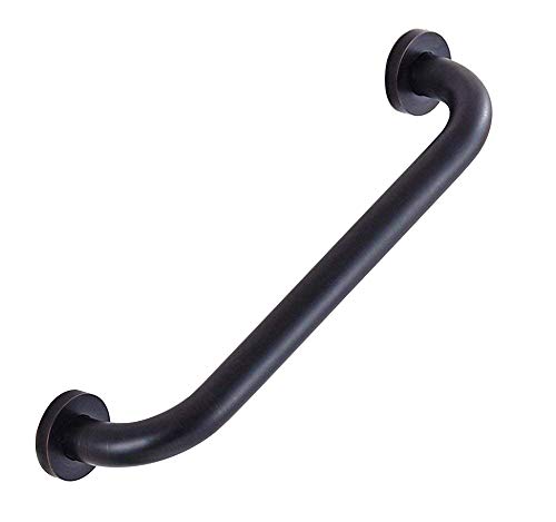 ELLO&ALLO Oil Rubbed Bronze Bathroom Shower Grab Bar, Home Care Bath Hardware (16 inch)