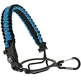 Gearproz Paracord Handle for Hydro Flask - America's No. 1 Paracord Survival Strap Carrier for Hydroflask Wide Mouth Water Bottles, 12 to 64 oz (Peacock w/Compass)