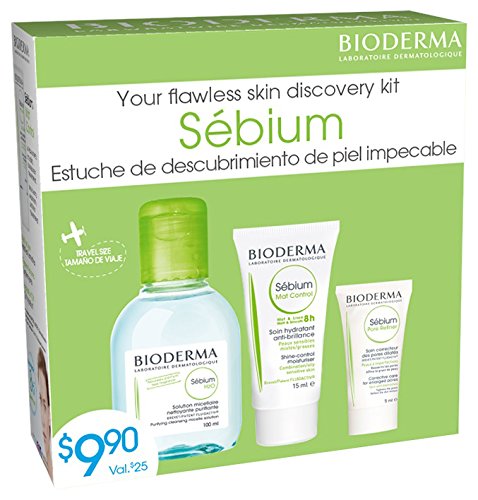 Bioderma - Sébium - Discovery Kit - Micellar Water / Mat Control / Pore Refiner - for Combination to Oily Skin