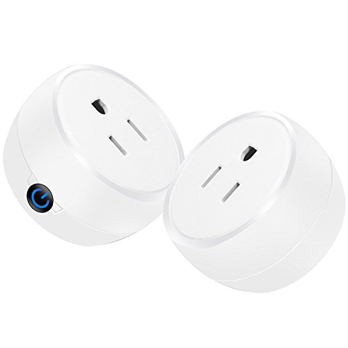 Martin Jerry Mini Wifi Smart Plug Compatible with Alexa, Google Home, Smart Home Devices to Control Your Appliance from Anywhere, No Hub Required, Wifi Smart Socket (V06 2 Pack)