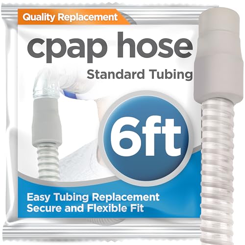 RespLabs CPAP Hose, Grey Premium Tubing - The Original Universal 6 ft. Tube | Compatible with Respironics and ResMed Devices