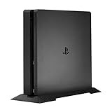 PS4 Slim Stand, Keten PS4 Slim Vertical Stand for PlayStation 4 Slim with Built-in Cooling Vents and Non-Slip Feet-Black