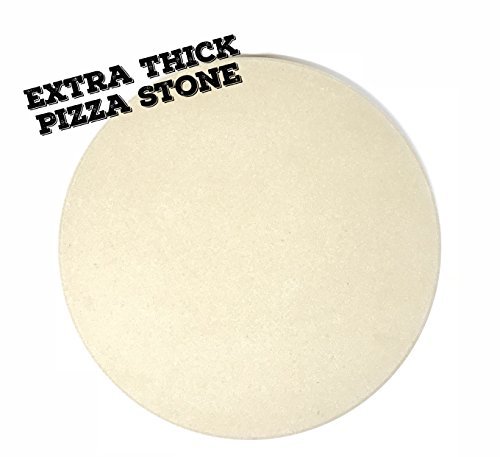 Aura Outdoor Products Extra Thick Pizza Stone - Perfect Crusts and Improved Heat Deflection