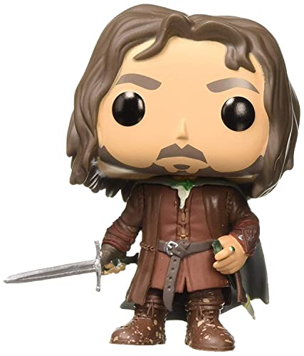 Book Cover Funko POP! Movies: Lord of The Rings/Hobbit - Aragorn Collectible Figure , Brown