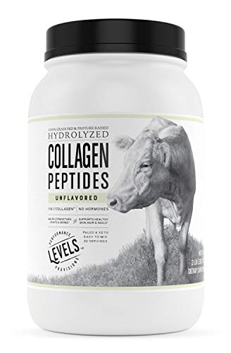 Book Cover Levels 2LB Collagen Peptides, Unflavored, Grass Fed & Pasture Raised, No GMOs