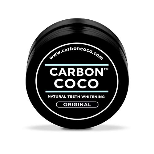 Book Cover Carbon Coco | Original Flavor | Activated Charcoal Teeth Whitening Powder | Alternative to Charcoal Toothpaste, Strips, Kits, & Gels