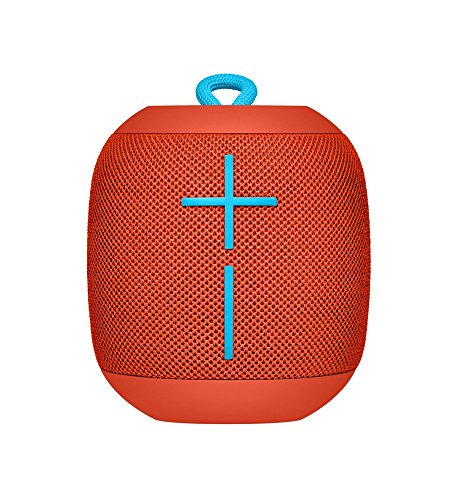 UE WONDERBOOM Super Portable Waterproof Bluetooth Speaker, Fireball Red (Renewed)