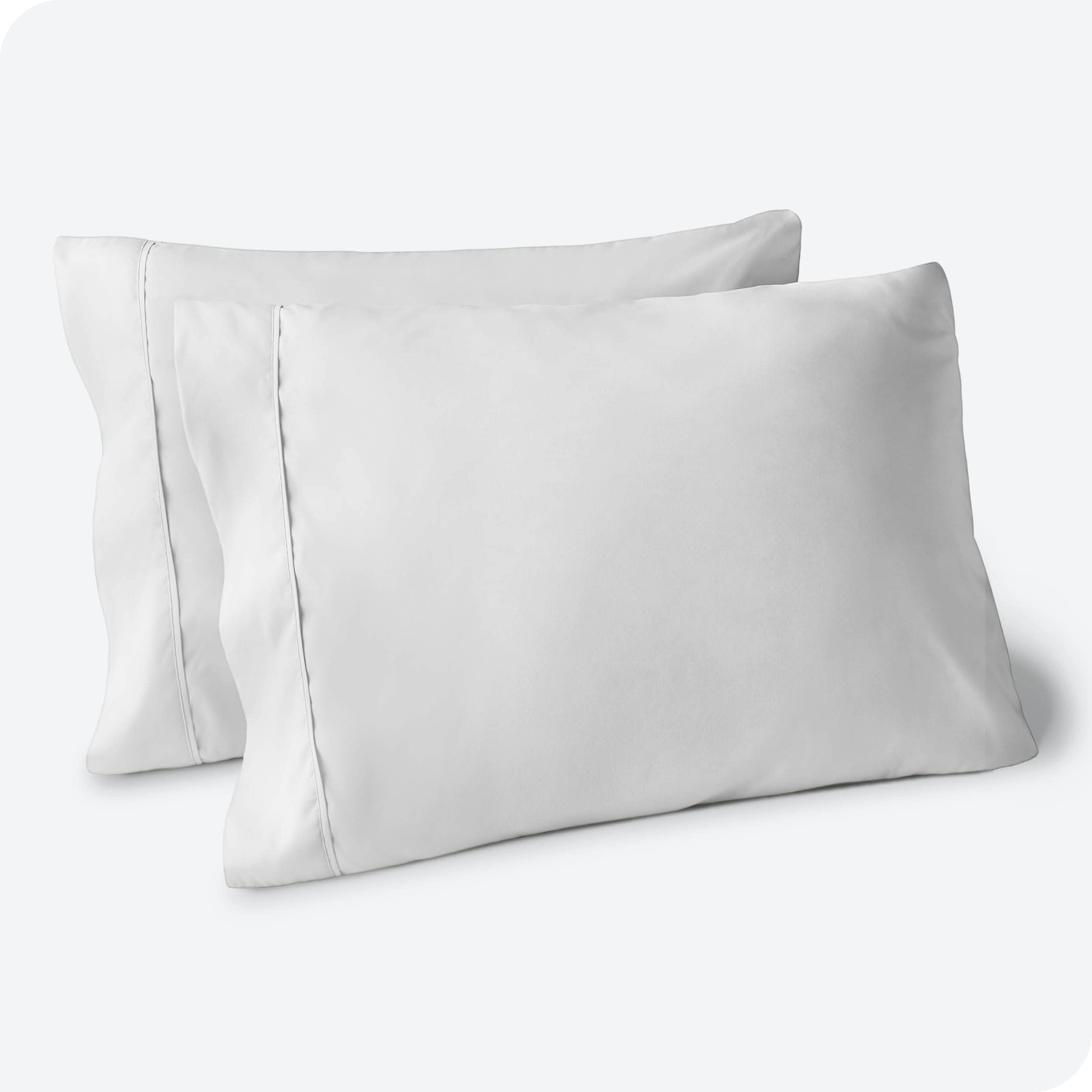 Book Cover Bare Home Microfiber Pillow Cases - King Size Set of 2 - Cooling Pillowcases - Double Brushed - White Pillowcases 2 Pack - Easy Care (King Pillowcase Set of 2, White) 20x40 King (2 Pack) 01 - White