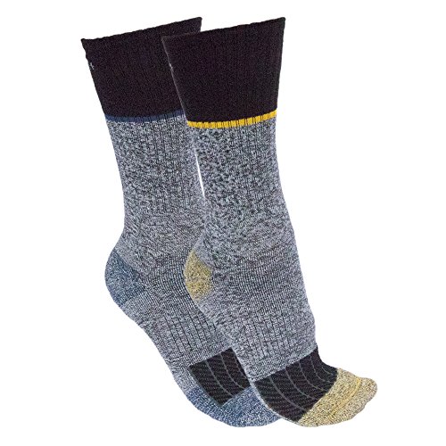 Carhartt Men's Force Performance Steel Toe Crew Socks 2 Pair Pack