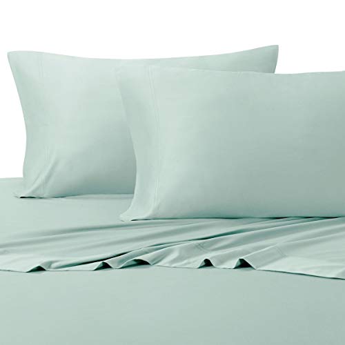 Book Cover Royal Hotel Bedding Top-Split-King: Adjustable King Bed Sheets 4PC Solid Sea 100% Cotton 600-Thread-Count, Deep Pocket