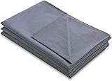 Amy Garden Premium Duvet Covers Cotton Removable Cover for Weighted Blanket Inner Layer,Grey - 48''x72'' (Duvet Cover ONLY)