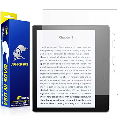 ArmorSuit MilitaryShield Anti-Glare Screen Protector for Kindle Oasis (2017 Release) - [Max Coverage] Anti-Bubble Matte Film