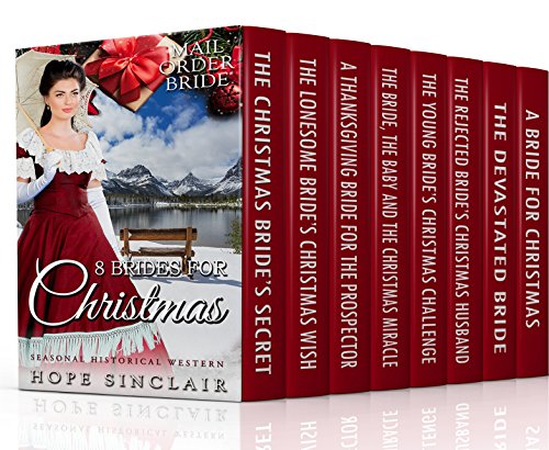 Book Cover 8 Christmas Brides: Seasonal Historical Western