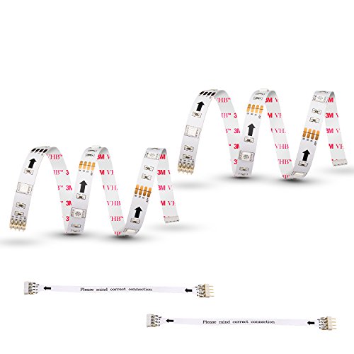 PANGTON VILLA 2-Pack 19.6in TV Backlight Kit Extension Led Light Strip for Over 60 inch HDTV