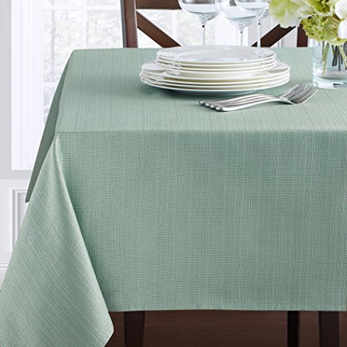 Benson Mills Textured Fabric Tablecloth (60" x 104" Rectangular, Topaz)